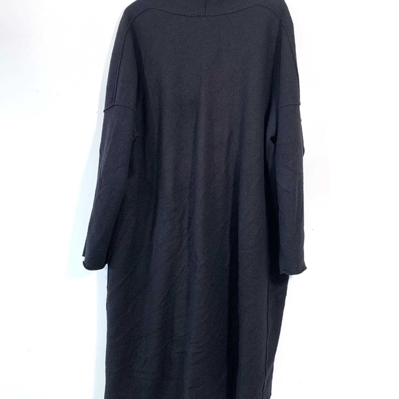 Eileen Fisher Open-Front Boiled Wool Coat with Clip Closure - Picture 8 of 12